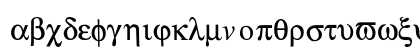 symbol-Light Regular Lowercase Preview