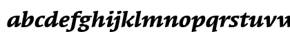 Syndor ITC Book Bold Italic Lowercase Preview