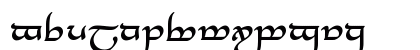 Tengwar Annatar Alt Bold Lowercase Preview