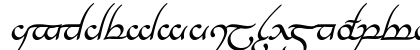 Tengwar Annatar Italic Preview