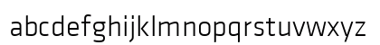 Klavika Light Lowercase Preview