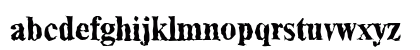ThamesRandom Bold Lowercase Preview
