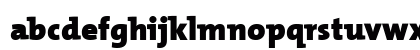 The Mix Black- Regular Lowercase Preview