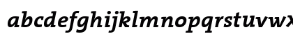 The Serif Bold- Regular Lowercase Preview