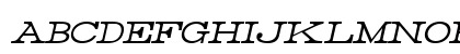 Rider Light Italic Lowercase Preview