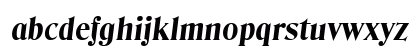 ThomasBecker-ExtraBold Italic Lowercase Preview