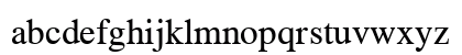Times CG ATT Regular Lowercase Preview