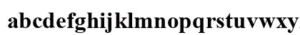 Times New Roman Bold Lowercase Preview