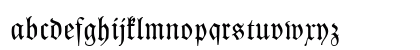 Kleist-Fraktur Zierbuchstaben Regular Lowercase Preview