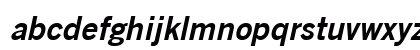 TradeGothic LT Bold Italic Preview