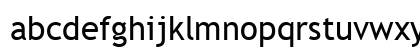 Trebuchet MS Hu Normal Lowercase Preview