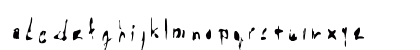 !the troubles Regular Lowercase Preview