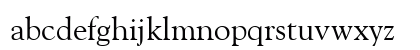 GoudyOlSt BT Roman Lowercase Preview