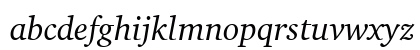Charter OSF BT Italic Preview