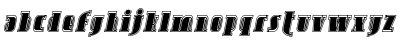 Avondale Inline Italic Font