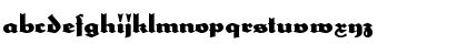 TungFont Musician Regular Lowercase Preview