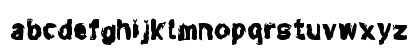 Typepunk Regular Lowercase Preview