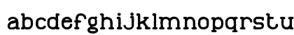 Typewriterz Demo Bold Lowercase Preview