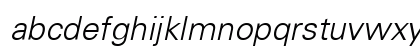 Univers CE 45 Light Italic Preview