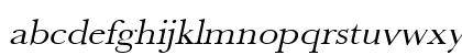 URWBaskerTExtWid Oblique Lowercase Preview