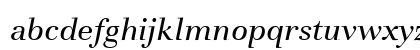 URWBassorahT Italic Lowercase Preview