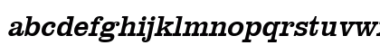 URWClarendonTNar Oblique Lowercase Preview
