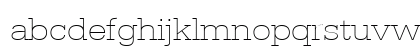URWEgyptienneTExtLigExtWid Regular Lowercase Preview