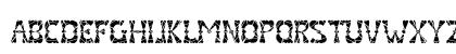 ValenteenaBroken Regular Lowercase Preview