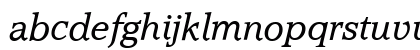 AccoladeSerial Italic Lowercase Preview