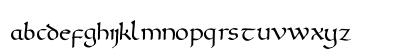 Versal Filled Regular Lowercase Preview