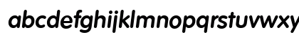VolkswagenSerial BoldItalic Lowercase Preview