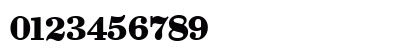 WichitaSerial-Xbold Regular Numeric Preview