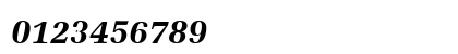 URWLatinoT Bold Italic Numeric Preview