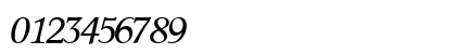 ZafraSSK Italic Numeric Preview