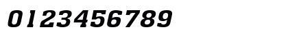 Ache Wide Italic Numeric Preview
