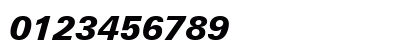Zurich Black Italic Preview