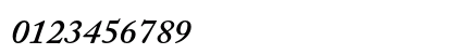 Adobe Caslon Semibold Italic Preview