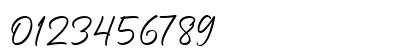 Betterlett Regular Numeric Preview