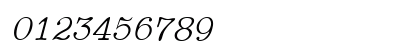 BetterTypeRight Italic Numeric Preview