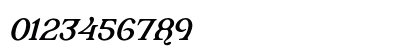Alembic RegularItalicTwo Numeric Preview