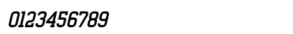 Alexside Italic Numeric Preview
