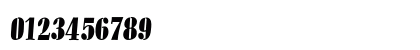 Allegro Font Numeric Preview