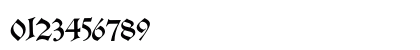Alte Schwabacher D Regular Numeric Preview