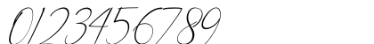 Anthony Hartman Italic Numeric Preview