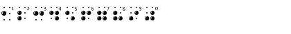 BrailleLatin Regular Font