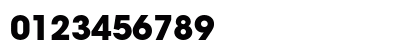 ITC Avant Garde Gothic LT Bold Numeric Preview