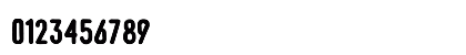 Aweirdos Italic Numeric Preview