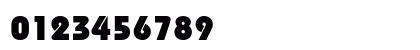 Bauhaus Std Heavy Numeric Preview