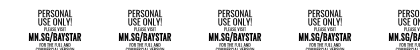 Baystar Script PERSONAL USE ONLY Medium PERSONAL USE ONLY Regular Numeric Preview