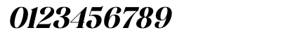 Bergante Italic Numeric Preview